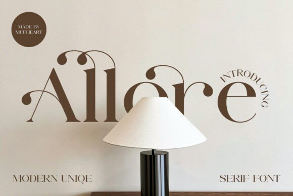 Allore: The Serif Font That Captures Modern Elegance