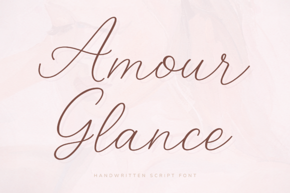 Amour Glance: Elevating Design with Romantic Typography