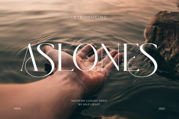 Aslones: The Serif Font Defining Modern Elegance