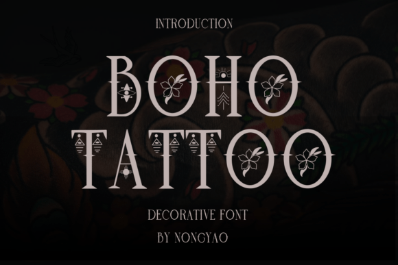 Boho Tattoo: Where Mystical Art Meets Modern Typography
