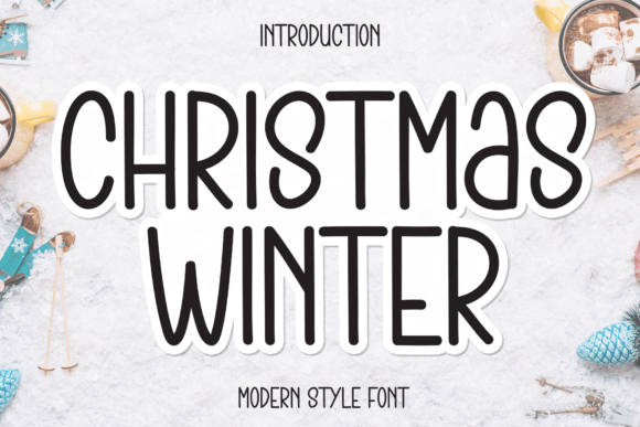 Christmas Winter: A Magical Hand-Drawn Font for Festive Design