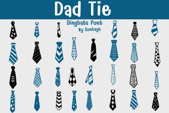 Dad Tie: Playful Typography for Modern Branding