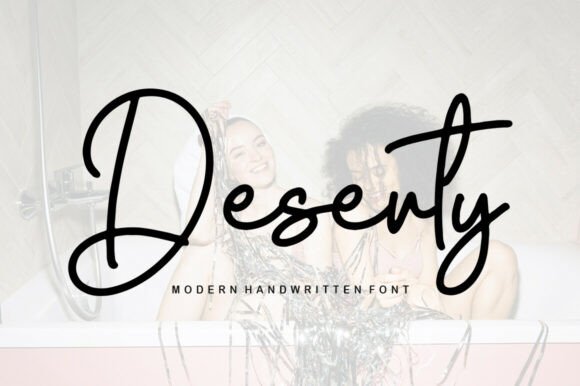 Deserty: A Handwritten Font for Modern Design