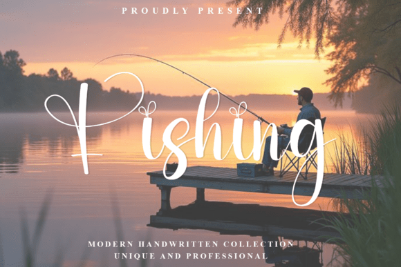 Elevate Your Visual Design with the Fishing Typeface