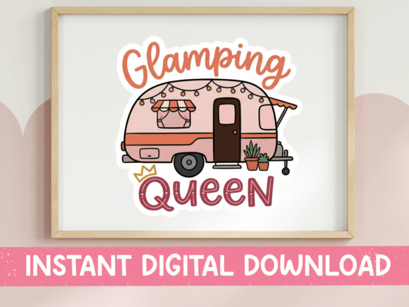 Glamping Queen Camper Trailer: A Design Asset Breakdown