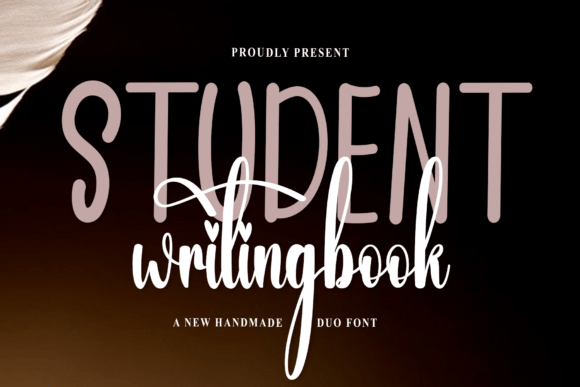 Infuse Festive Charm: The Student Writingbook Typeface