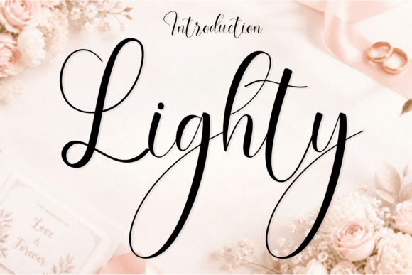 Lighty: Elevating Design with Elegant Handwritten Script