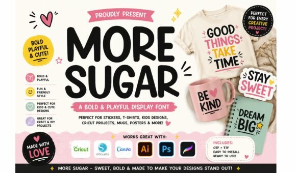 More Sugar: A Sweet Typography Choice for Modern Design
