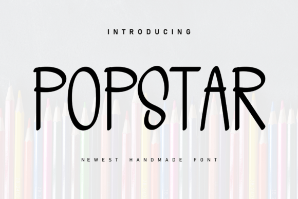 Popstar: The Handwritten Marker Font for Modern Branding