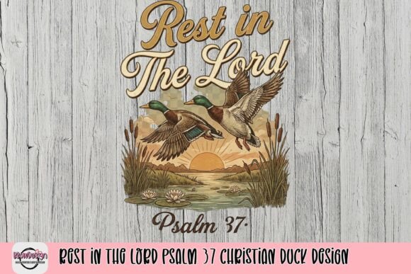 Rest in The Lord: A Serene Design for Faith & Nature