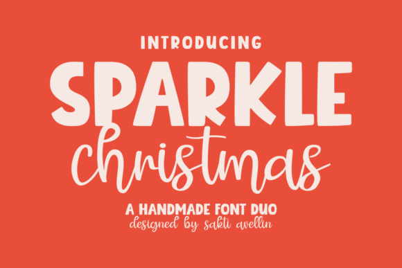 Sparkle Christmas: The Festive Font Duo for Modern Design