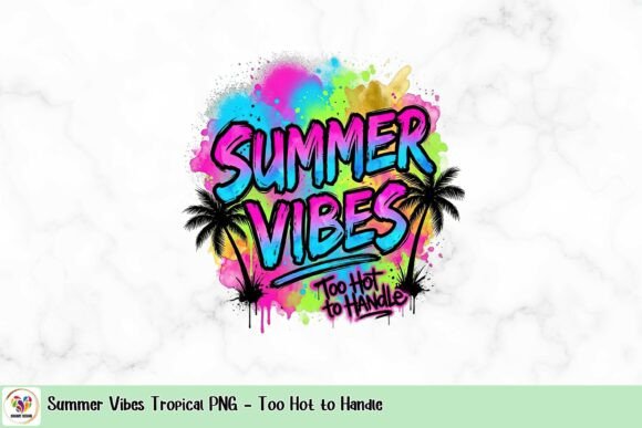 Summer Vibes Tropical PNG: A Dynamic Design Asset