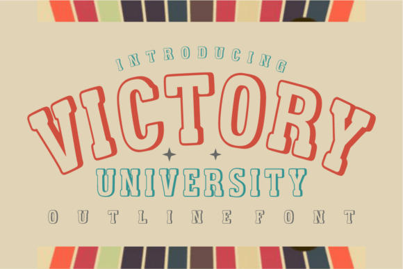 Victory University: A Powerful Font for Modern Branding